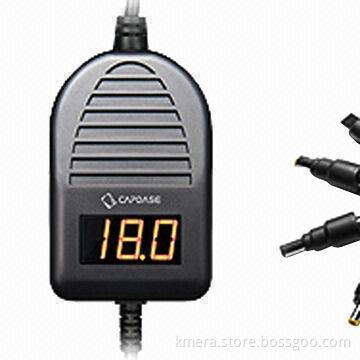 90W Best-selling Universal Car Laptop Adapter with LED Voltage Indicator, Adopt Newly Material